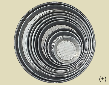 Pizzeras Granalladas de Aluminio. Almandoz.